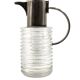 Sergio Asti silverplated and glass jug  Arnolfo di Cambio 1968