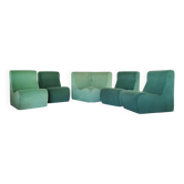 Modular green corner sofa 1970s