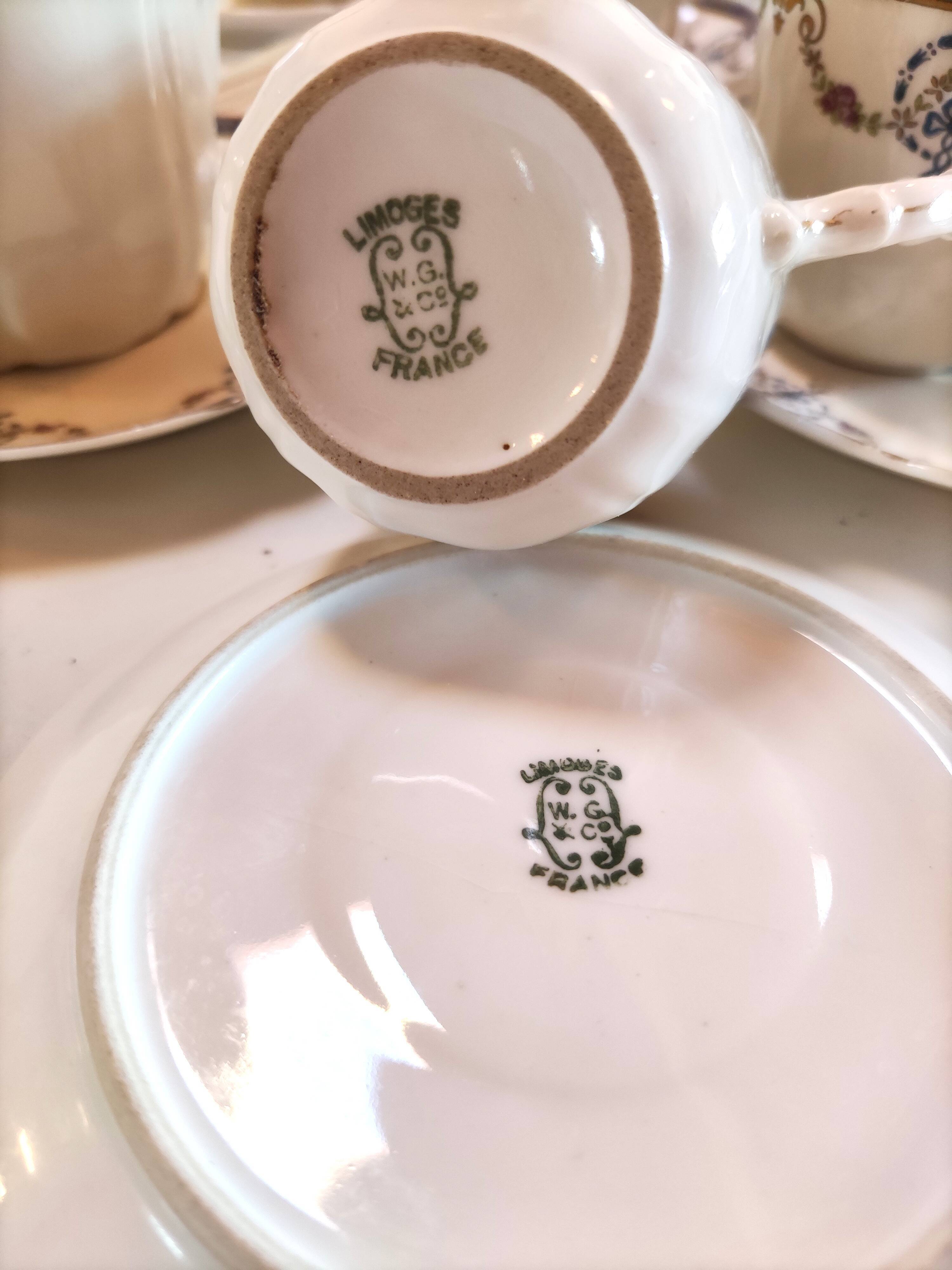 Art Deco porcelain coffee service