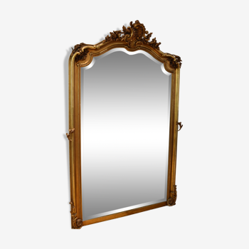 Miroir dorure à l'or fin 180x108 cm