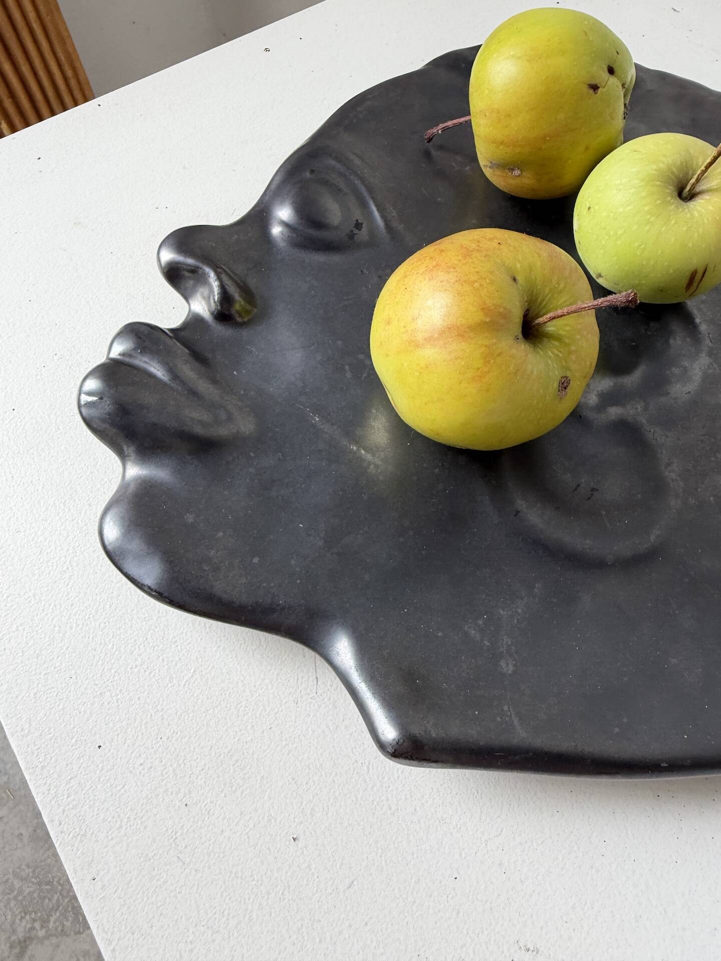 Assiette céramique visage 1950 GAM