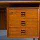 Double-Sided Teak Desk to Arne Vodder from Brouer Møbelfabrik, Denmark, 1960s