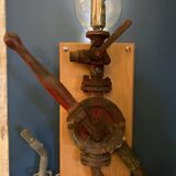 Old wall gas pump