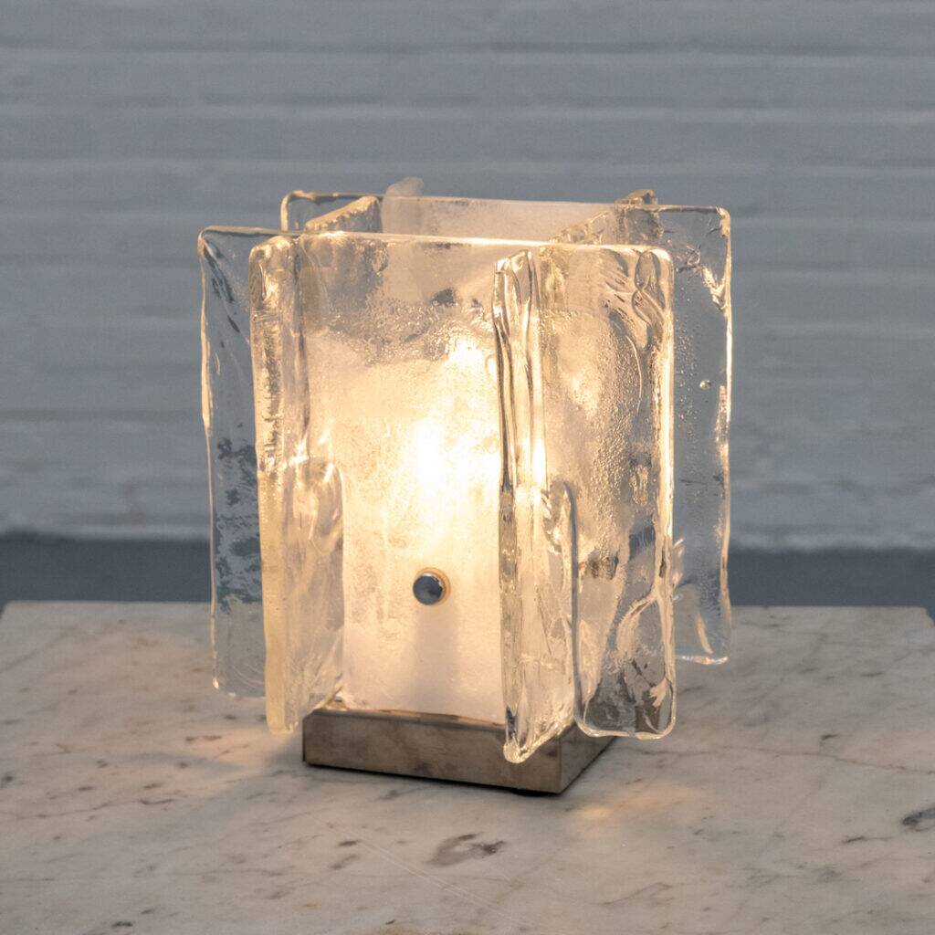 LT 361 table lamp by Carlo Nason for Mazzega 1970s