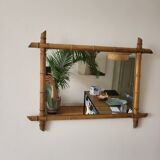 Bamboo style mirror 79x60cm