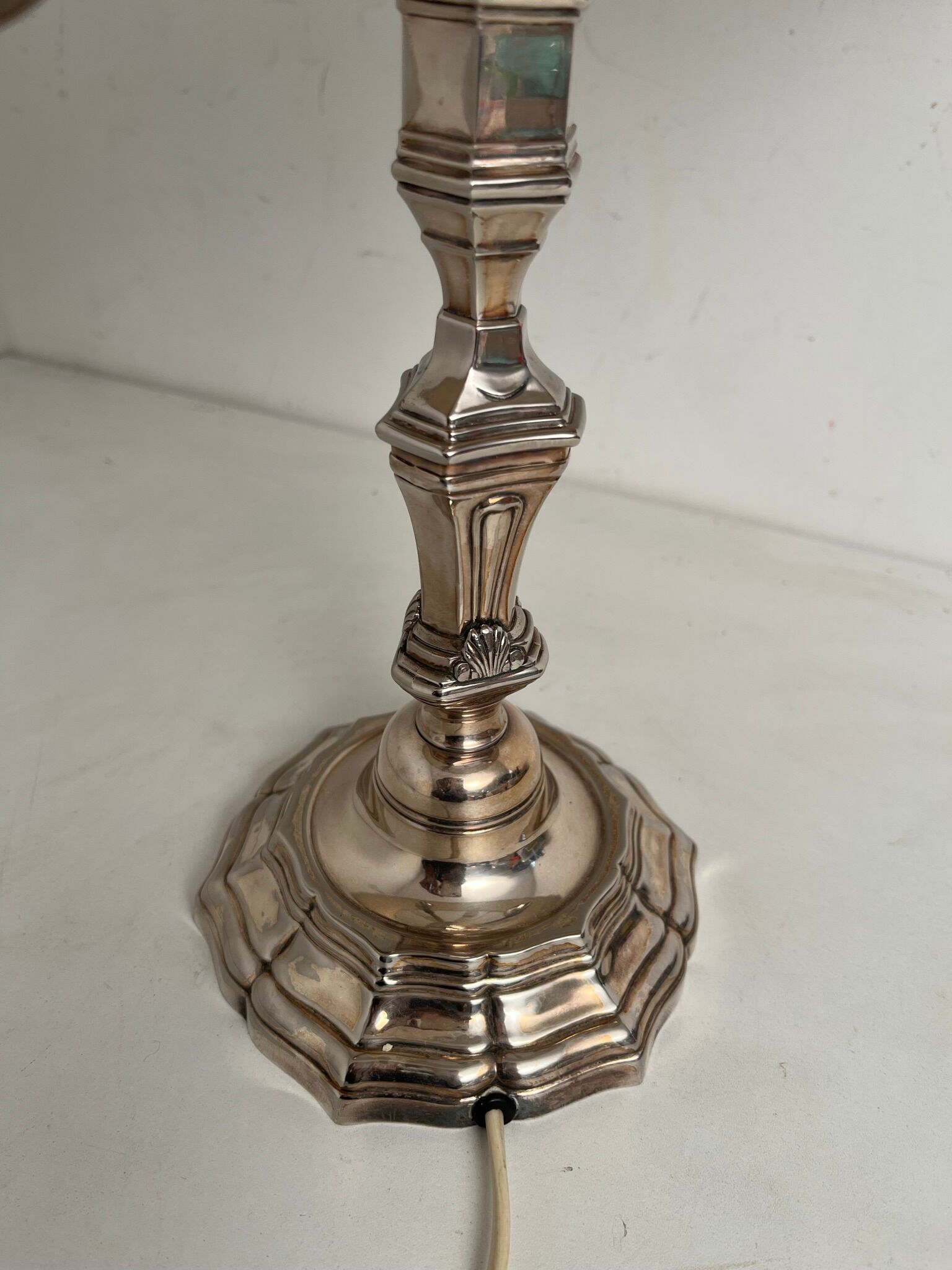 Vintage hot water bottle lamp