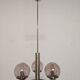 3-light space age chandelier from the 60s-70s