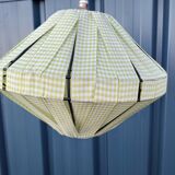 Bardot chandelier in gingham