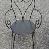 Wrought iron garden set