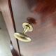 Somno Epoque Empire - Beautiful flamed mahogany - Original grey Sainte-Anne marble