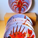 Fish plates, Brunner, Vence 1960
