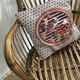50s rattan armchair