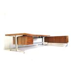 Large exclusive vintage rosewood corner desk by Voko made in the 1960s