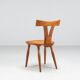 Set of four Scandinavian dining chairs in oak Denmark 1960