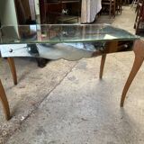 Art deco mirrored coffee table