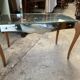 Art deco mirrored coffee table