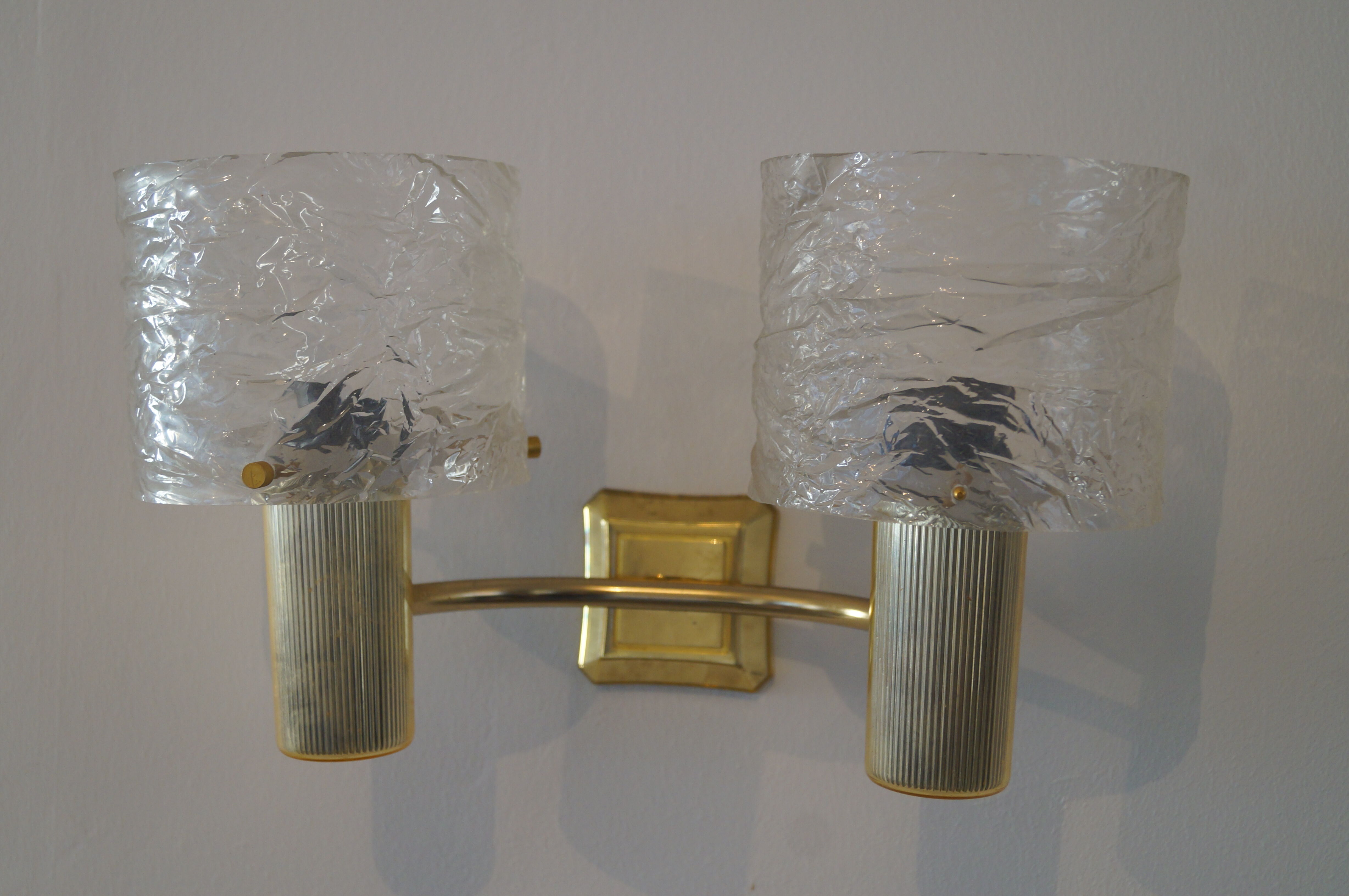 Vintage double wall lamp 1960