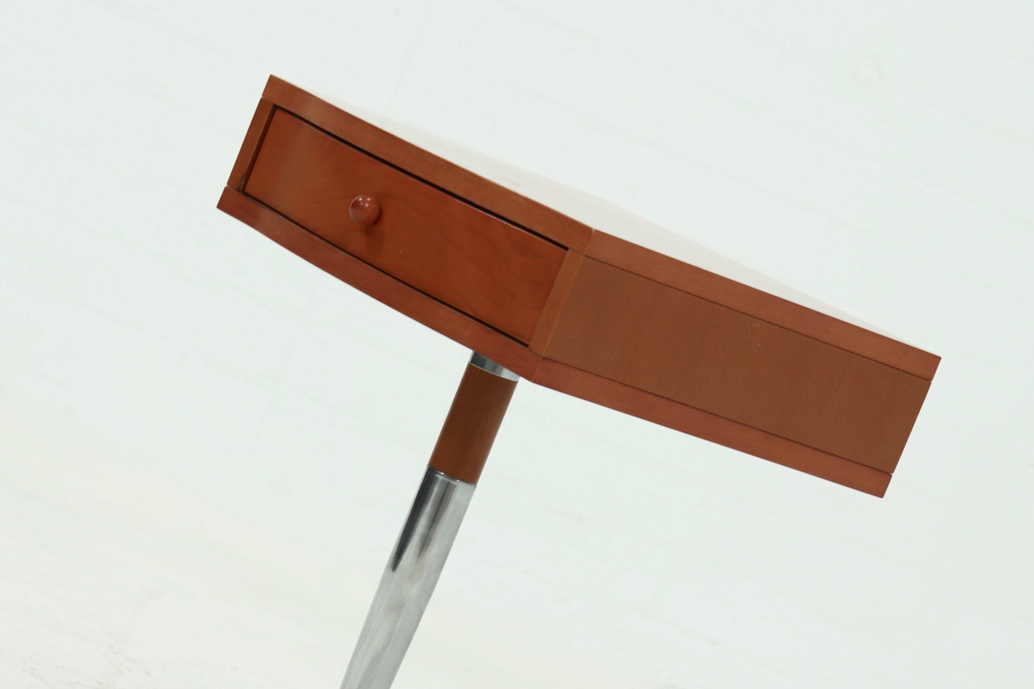 Post Modern Swivel Side Table 1990s