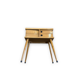 Vintage scandinavian light wood worker