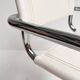 Set of 2 leather bar stools attributed to Mart Stam, 1970s