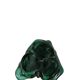 Mid-century modern ashtray, green glass, Poland, 1970s.