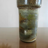 Glazed glazed sandstone soliflore vase 1960