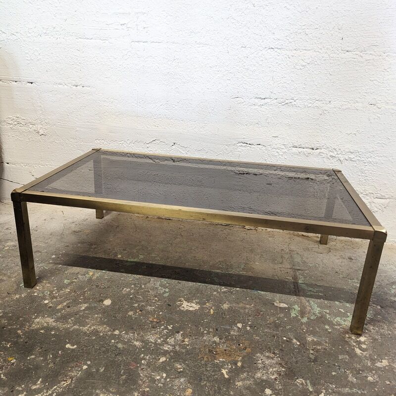 Golden coffee table