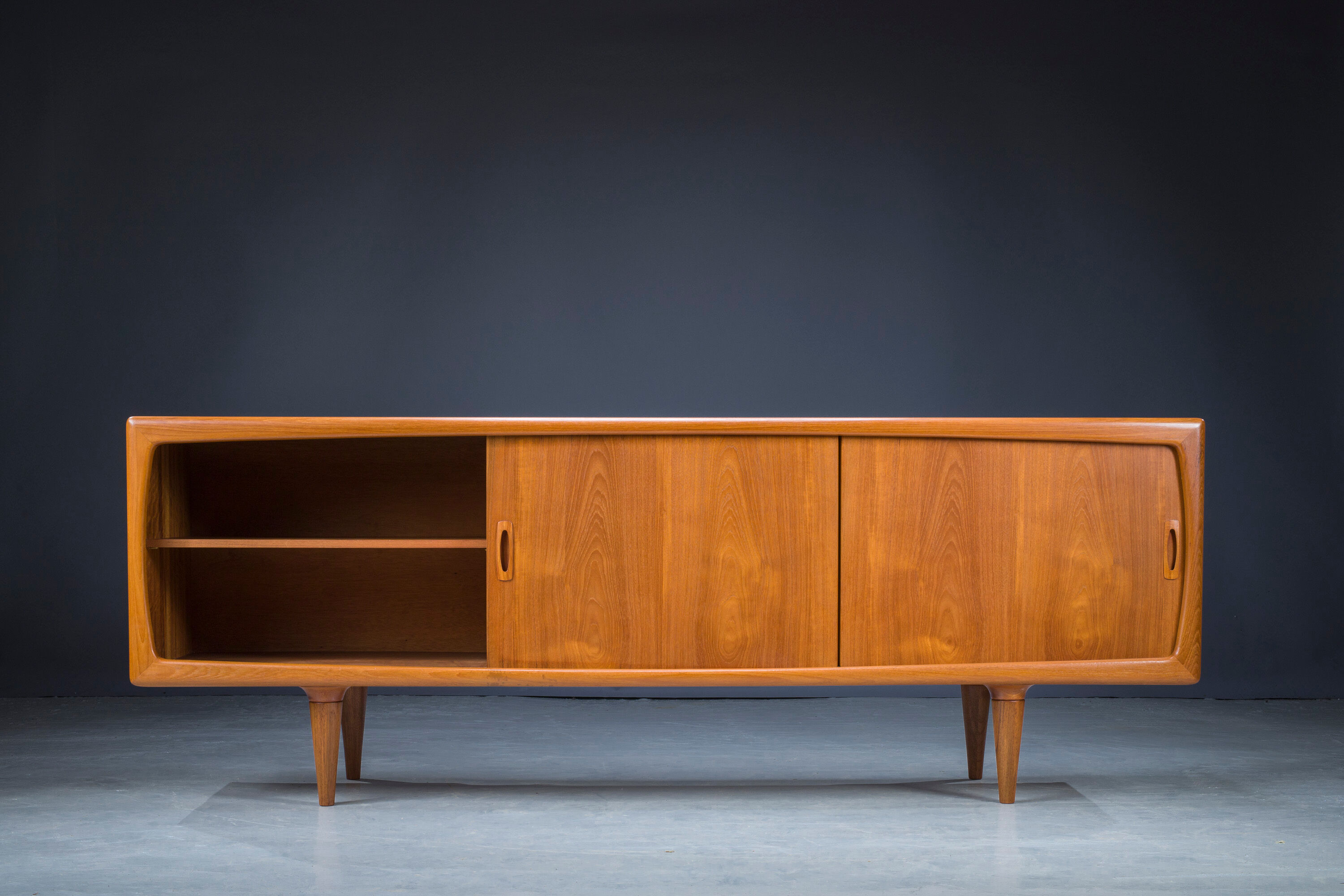 Mid-Century Danish Teak Sideboard from HP Hansen, 1950s