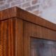 Czech Art Deco Display Cabinet in Mahogany and Glass, 1930s