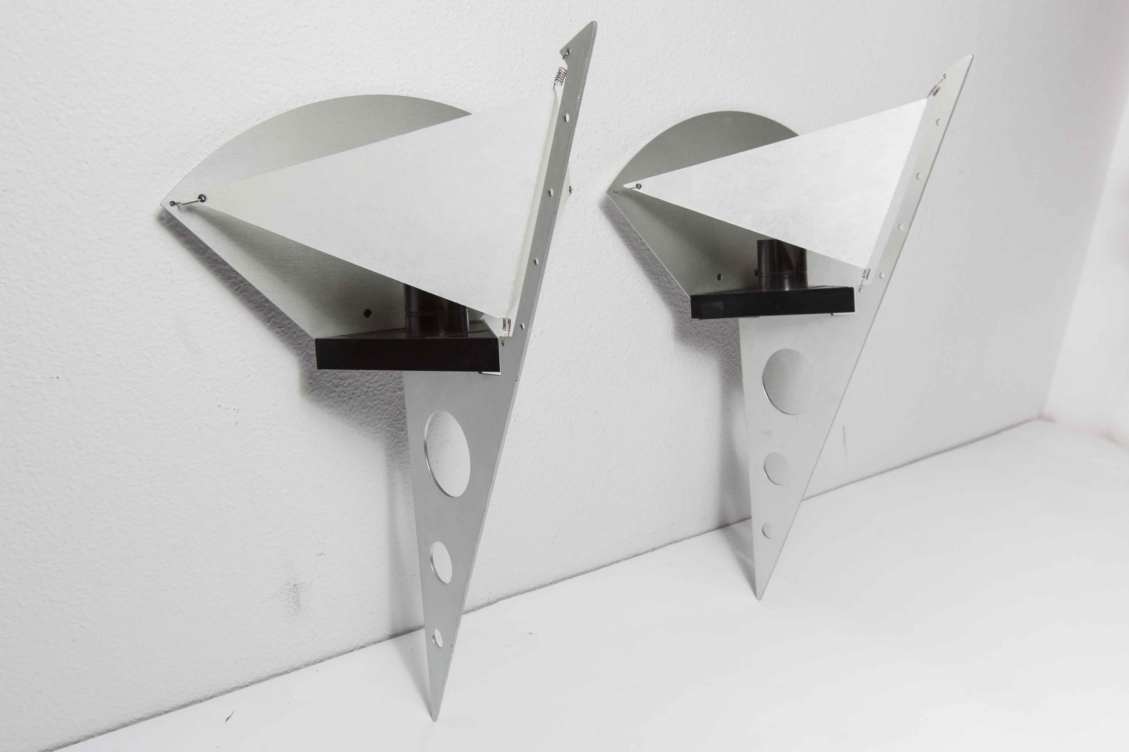 Pair of artemide filicudara wall lamps by Steeve Lombardi