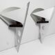 Pair of artemide filicudara wall lamps by Steeve Lombardi