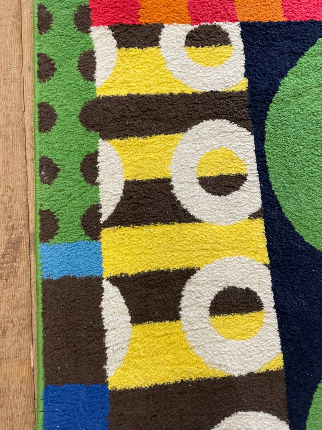 Modernist wool rug