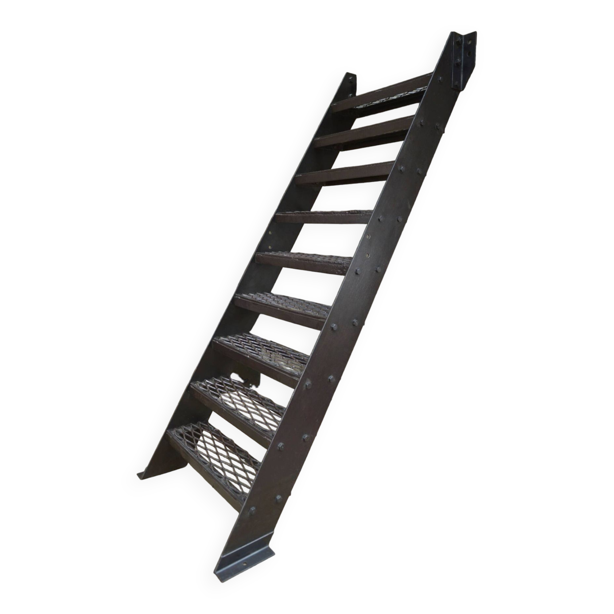 Escalier d'usine en acier 1940