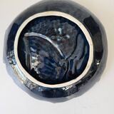 Vintage ceramic fish plate Vallauris 1950-60 (Diameter 32cm)