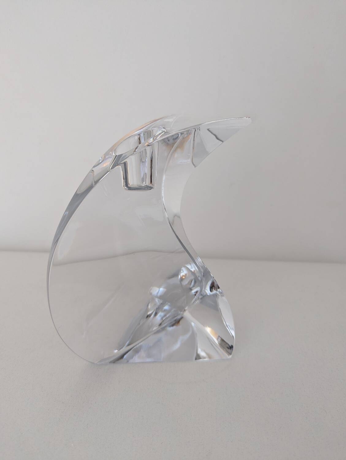 Crystal candle holder