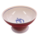 Salad bowl, bowl, stand-mounted compote dish, shower, Pornic, Vendée Heart, Chouan