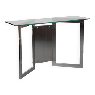 Chromed metal console from the 1970s