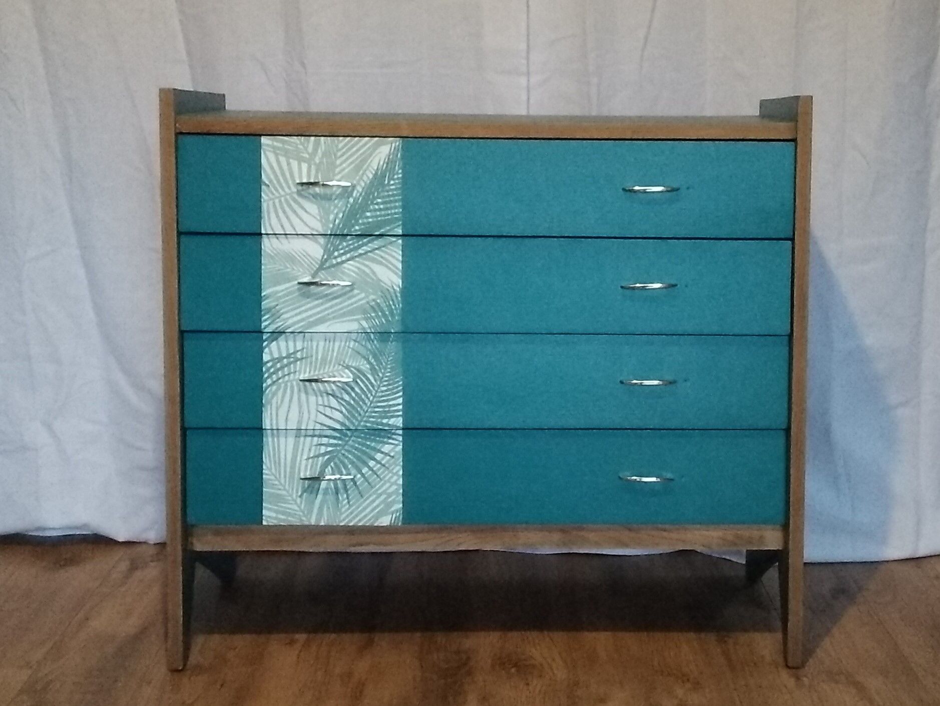 Vintage Scandinavian style chest of drawers