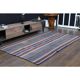 1970s Vintage Turkish Oushak Handmade Wool Cotton Purple Area Rug 159x277