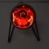 Mid-century infra table lamp,r ed light, circa 1980's