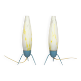Rocket Table Lamps by Napako, 1960s, Set of 2