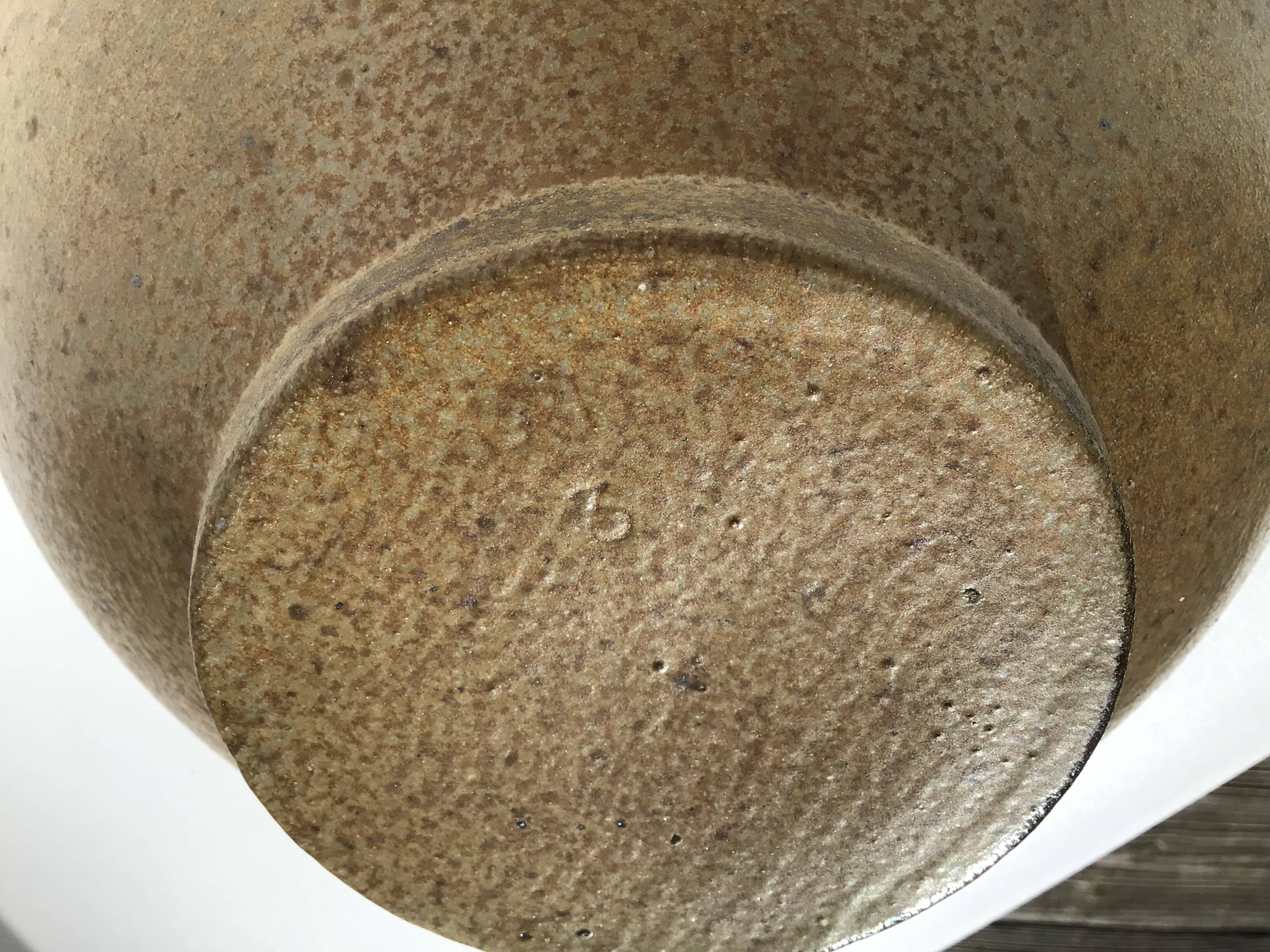 Digoin speckled stoneware salad bowl diameter 22cm