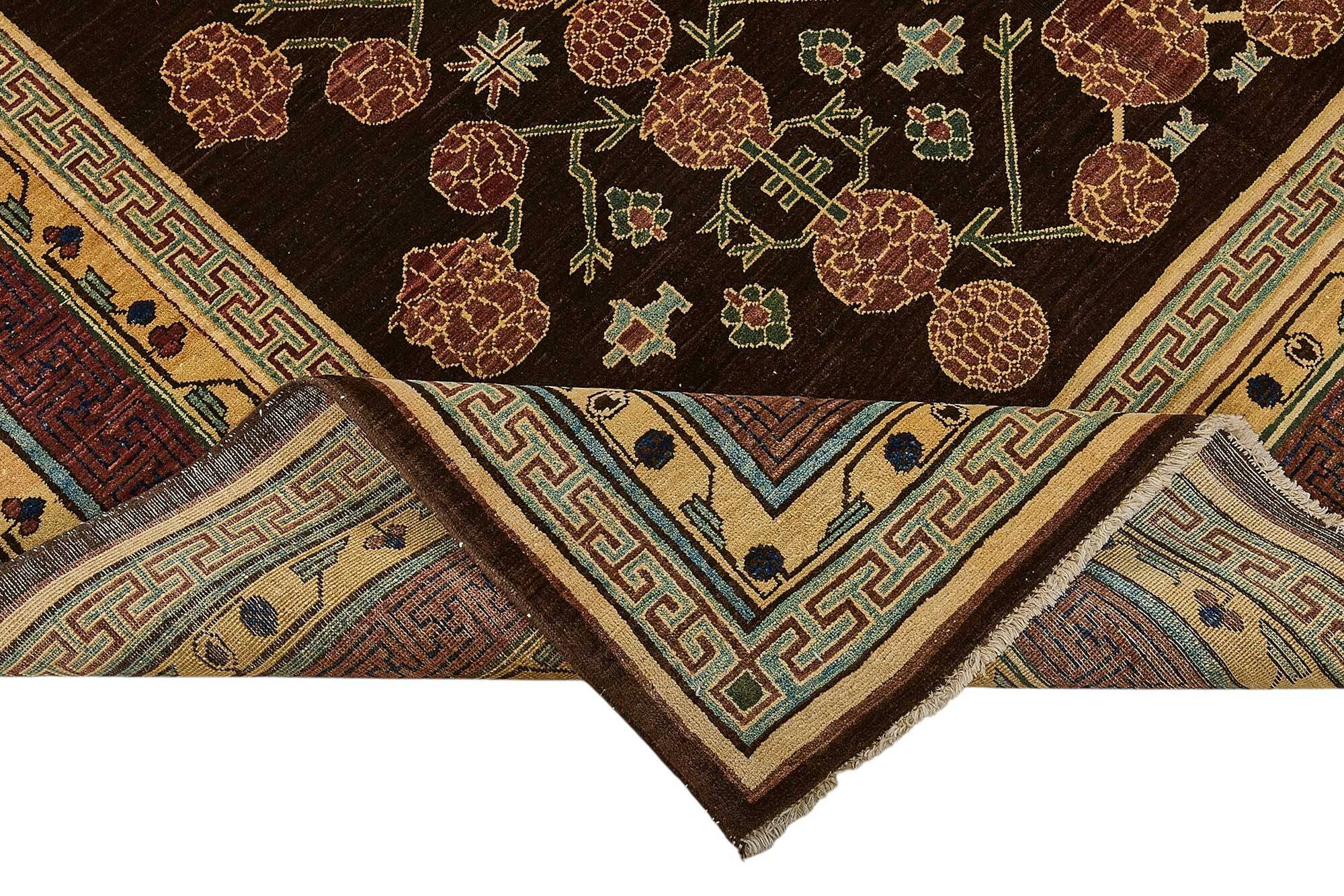 Turkish Handknotted Wool Oushak Rug 219 cm x 303 cm
