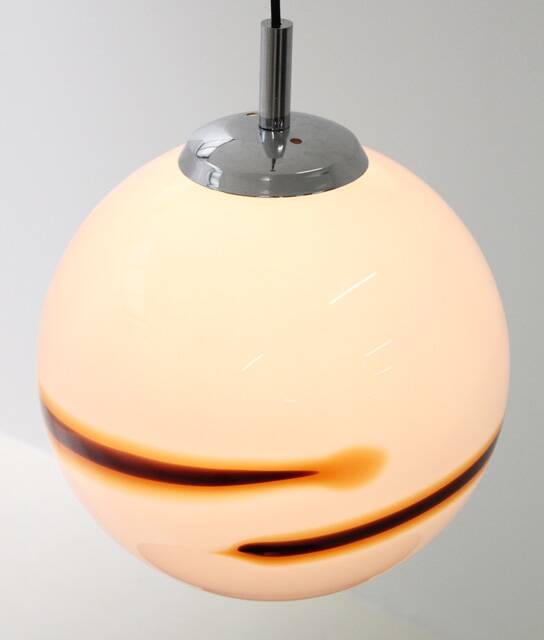 Glass pendant by Mazzega, Italy, 1970