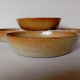 4 Montgolfier stoneware calotte plates