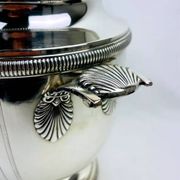 Chiller, silver-plated champagne bucket by Phenix silversmiths.