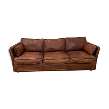 1980 leather cowhide sofa