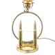 Art Deco table lamp, brass, glass, Germany, 1930s