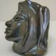 Anthropomorphic ceramic ashtray with woman's figure design 60s