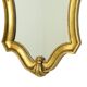 Classic Gold Crested Mirror Baroque Style Sixties 61cm